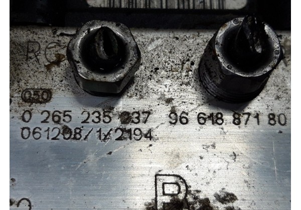 Блок ABS Peugeot 307, 308, Citroen C4, 1.6HDi, 2.0HDi, 2.0 16V, 0265235237, 9661887180, 9663241680
